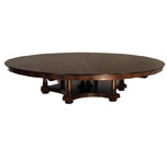 Macassar ebony dining table exending to 4.8 metres